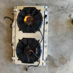 Mishimoto radiator with cap Mishimoto fan set with shroud Spoon thermo switch