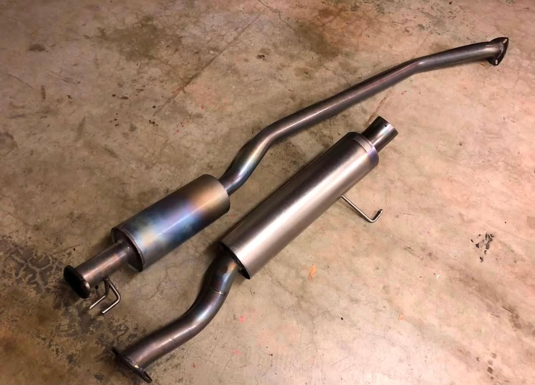 J's Racing FX60RS Full Titanium Catback Exhaust - DC5