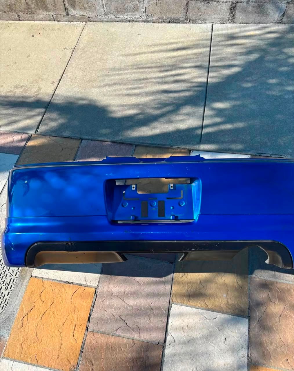 Acura RSX Rear Bumper – Vivid Blue Pearl with Mugen-Style Lip